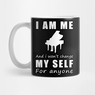 Tickle the Ivories, Be Unapologetically You - Piano Tee! Mug